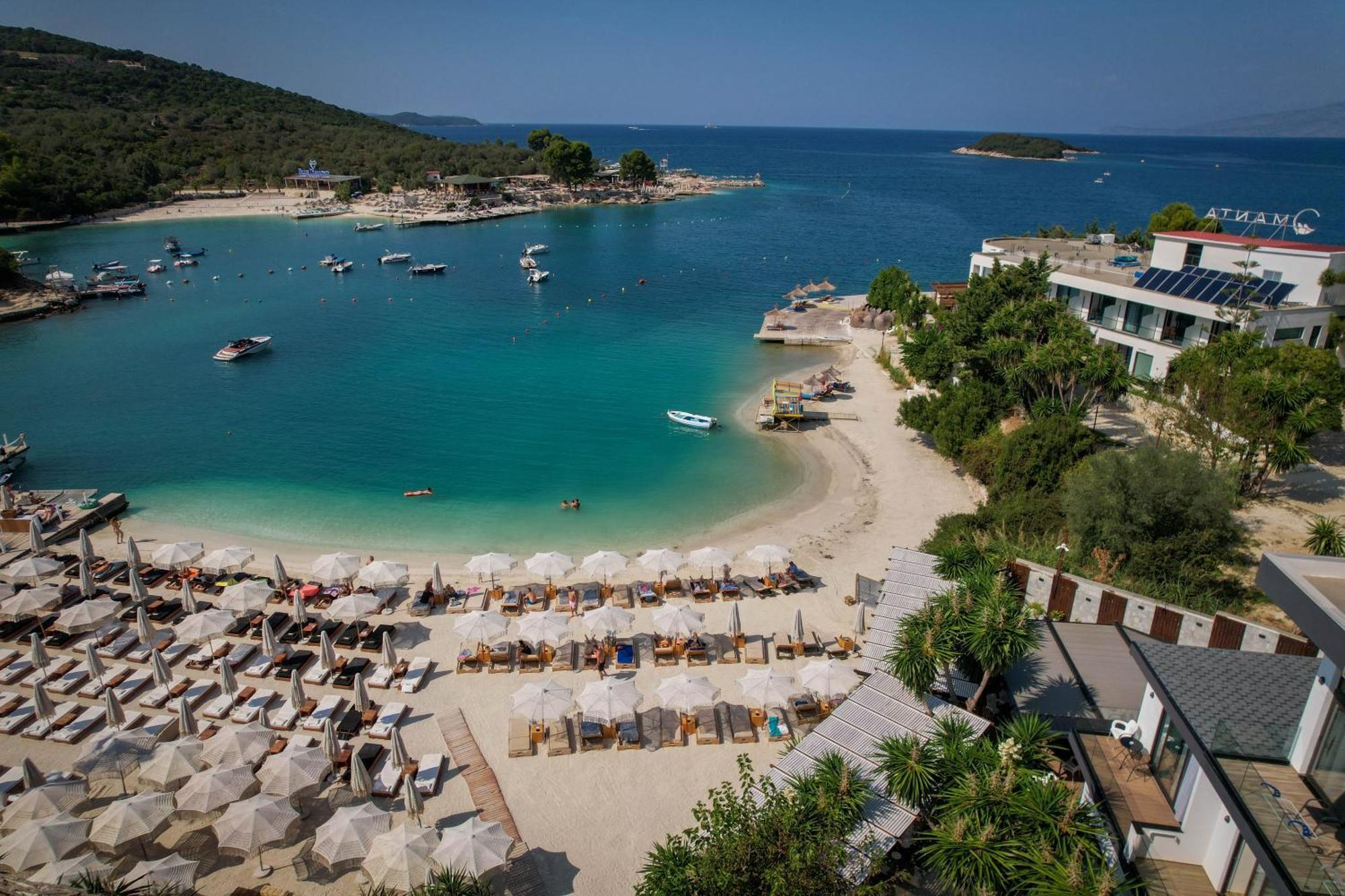 Hotel Denoel Ksamil Exterior foto