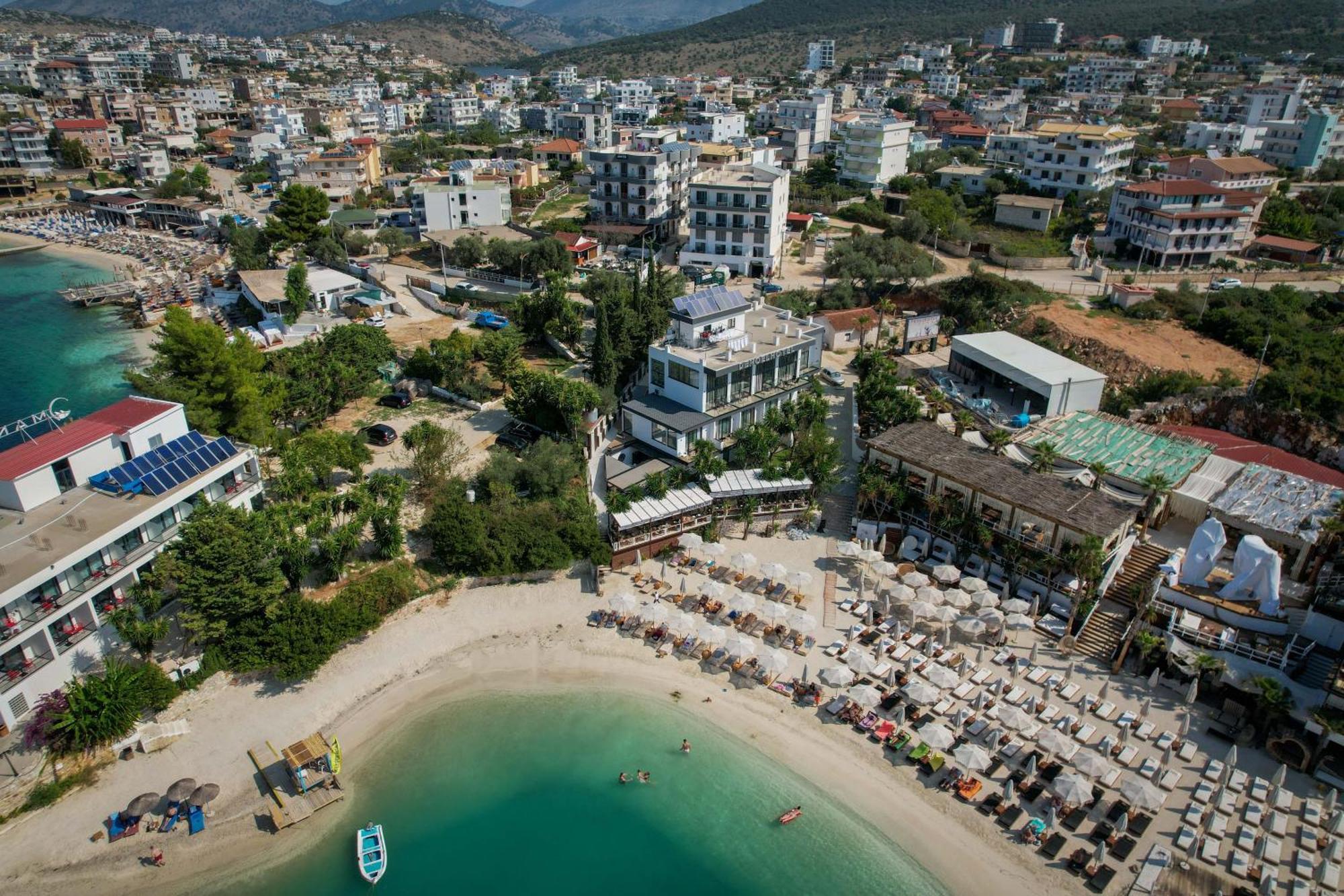Hotel Denoel Ksamil Exterior foto